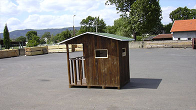Dřevěná boudy - mobilní